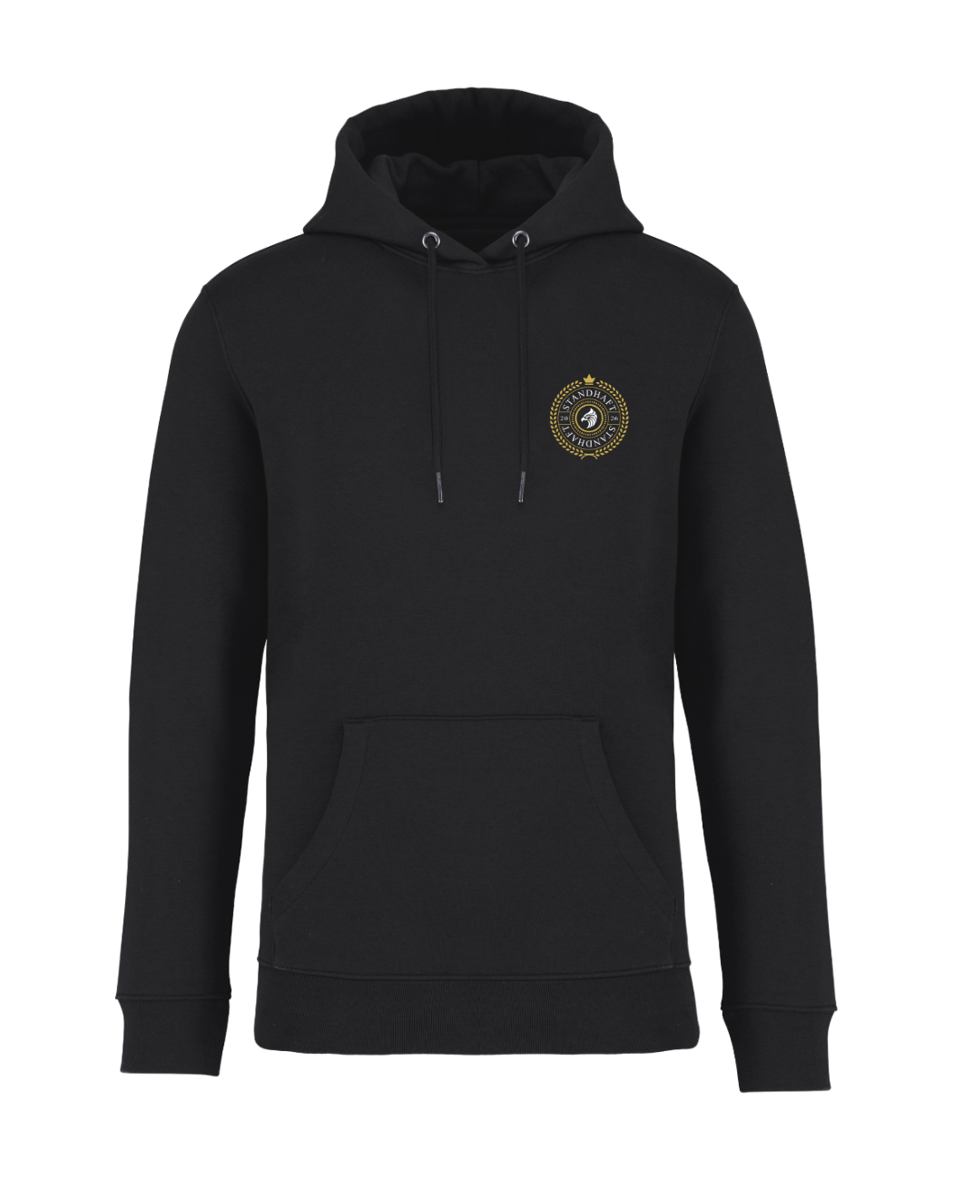 STANDHAFT HOODIE SCHWARZ #VINTAGE