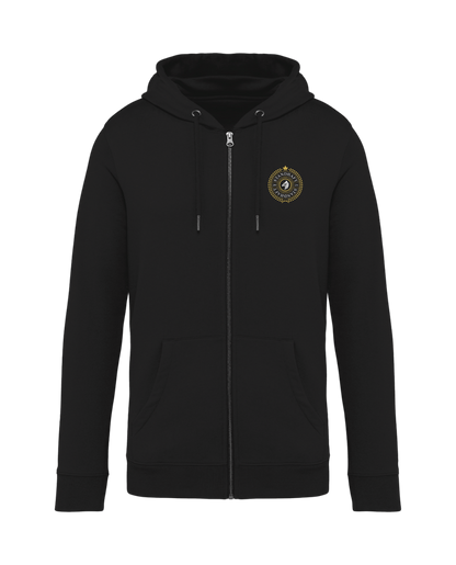 STANDHAFT ZIP HOODIE SCHWARZ #VINTAGE