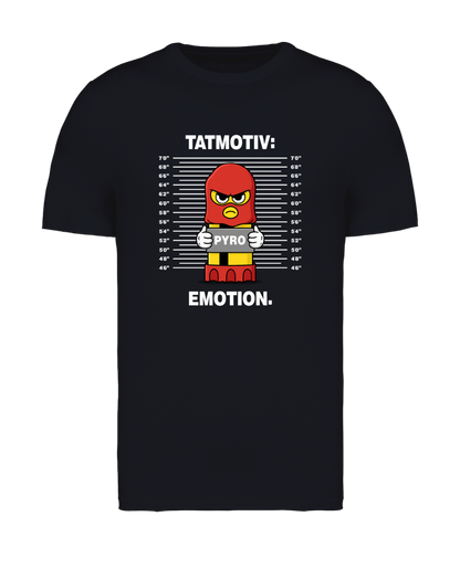 STANDHAFT T-SHIRT SCHWARZ #TATMOTIV