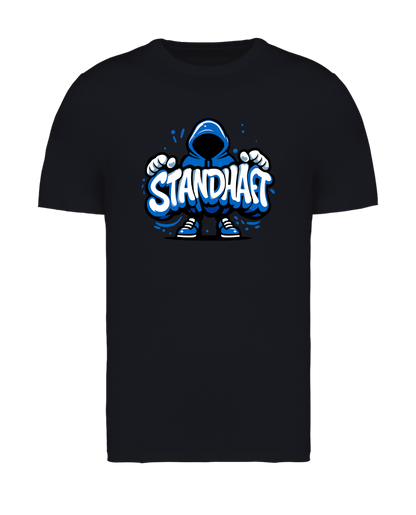 STANDHAFT T-SHIRT SCHWARZ #NO FACE