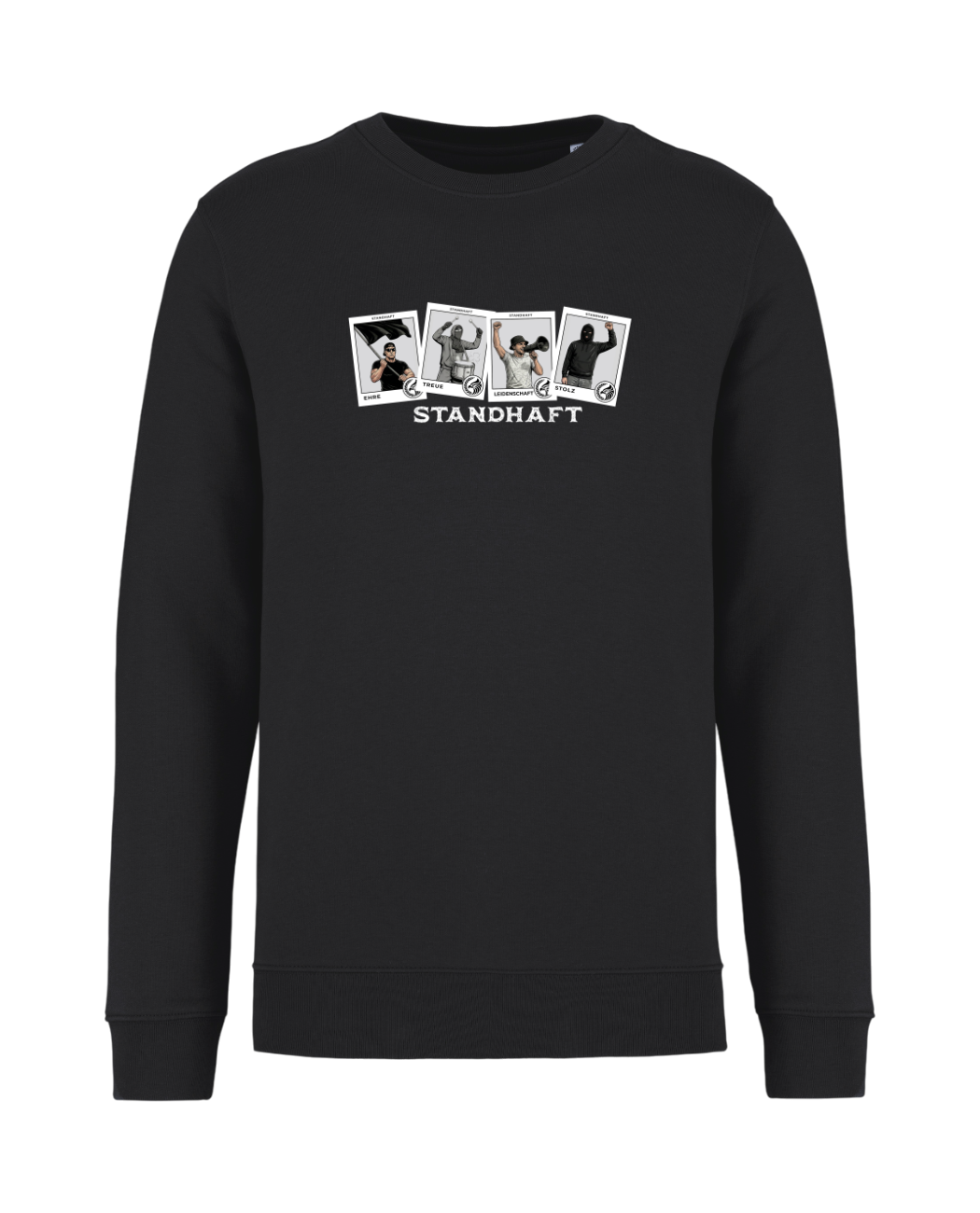 STANDHAFT SWEATSHIRT SCHWARZ #KARTEN