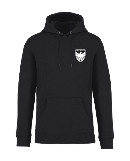 STANDHAFT HOODIE SCHWARZ #WAPPEN