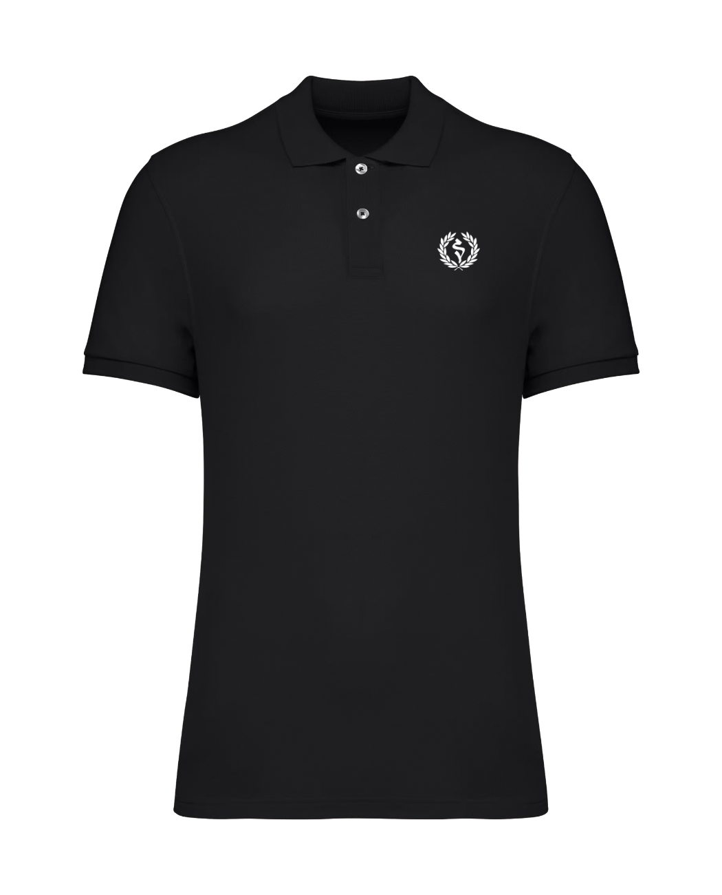 STANDHAFT POLOSHIRT SCHWARZ #LAUREL BRANCH