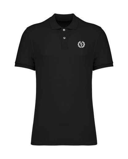 STANDHAFT POLOSHIRT SCHWARZ #LAUREL BRANCH