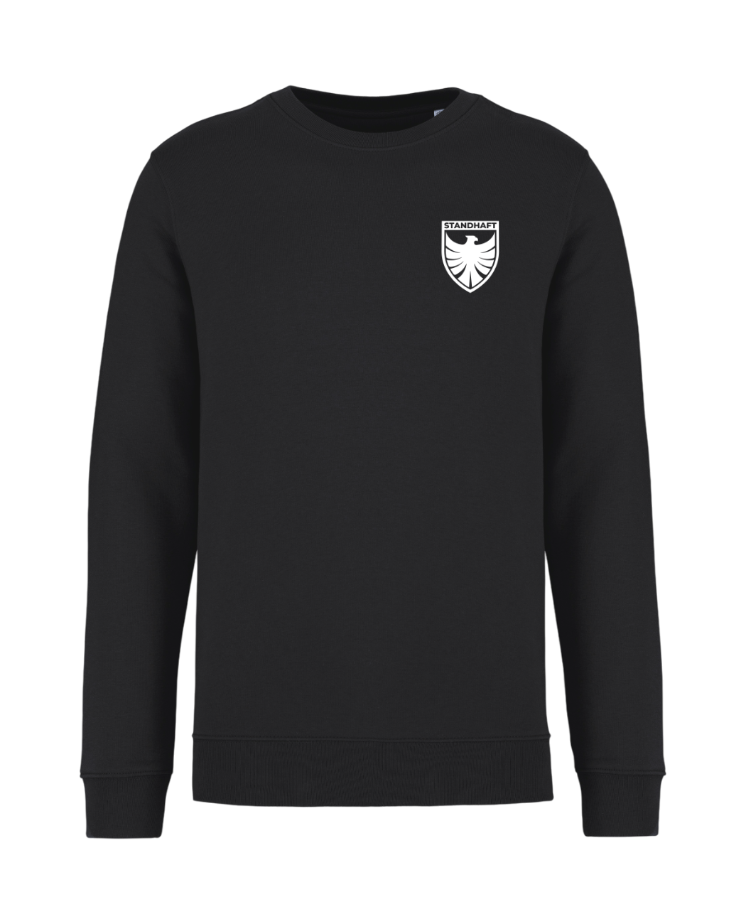 STANDHAFT SWEATSHIRT SCHWARZ #WAPPEN
