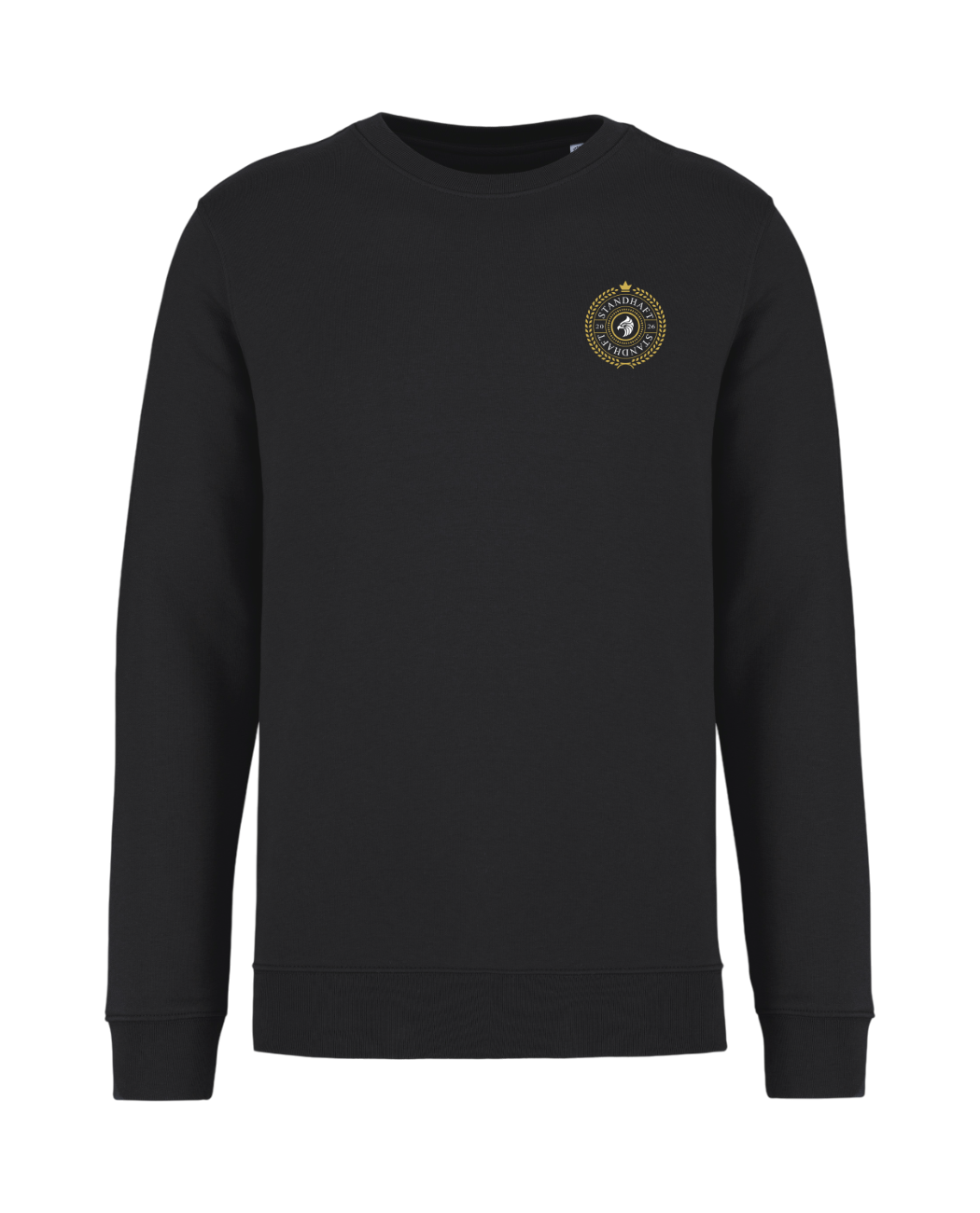 STANDHAFT SWEATSHIRT SCHWARZ #VINTAGE