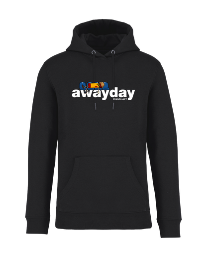 STANDHAFT HOODIE SCHWARZ #AWAYDAY