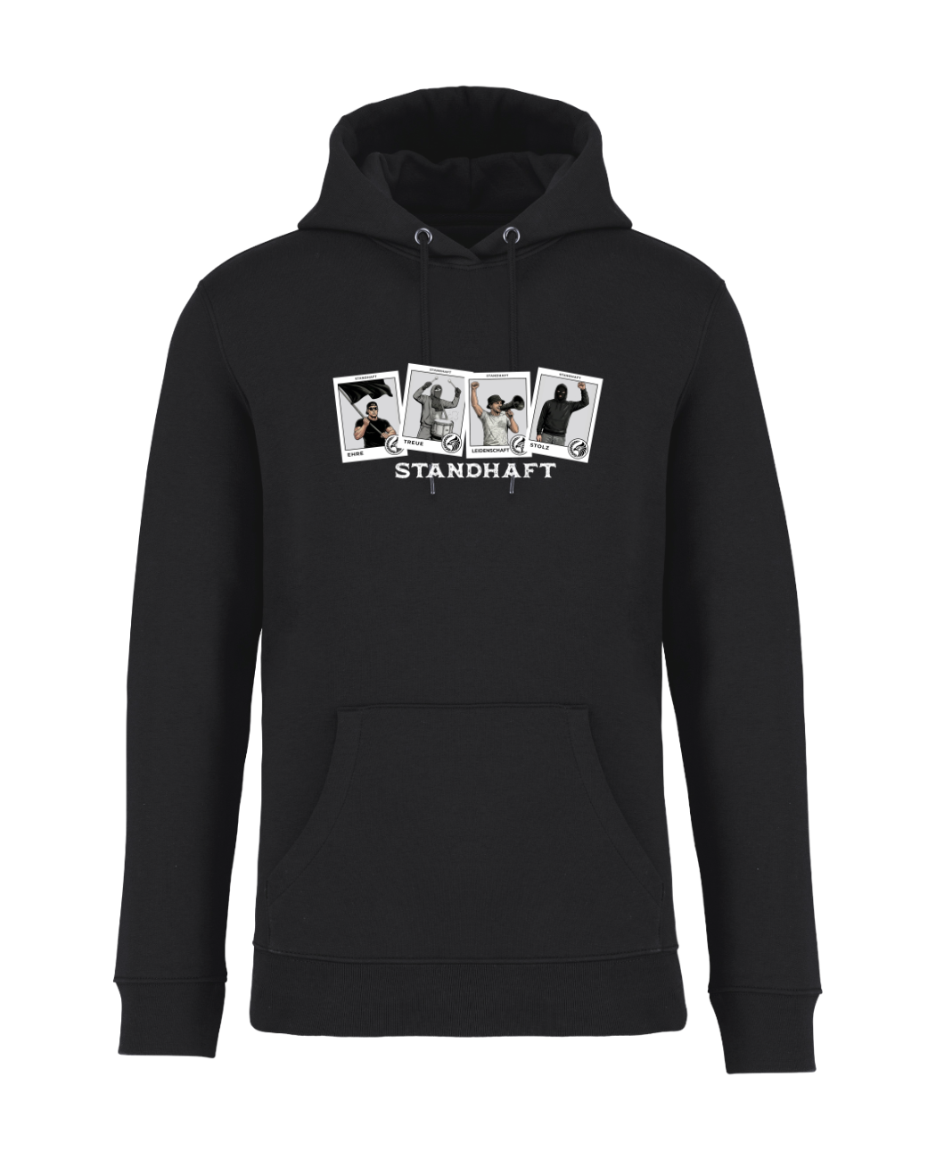 STANDHAFT HOODIE SCHWARZ #KARTEN