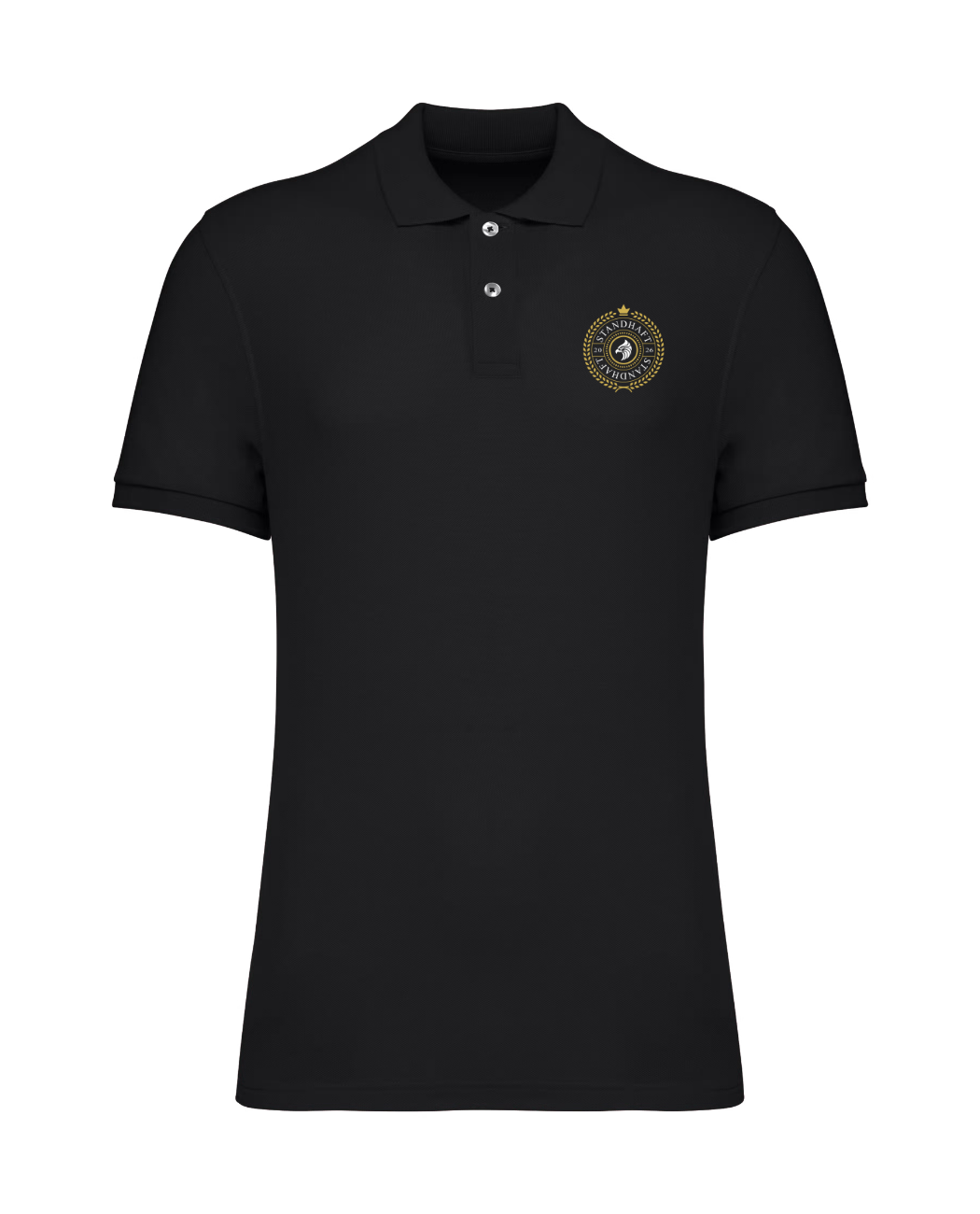 STANDHAFT POLOSHIRT SCHWARZ #VINTAGE