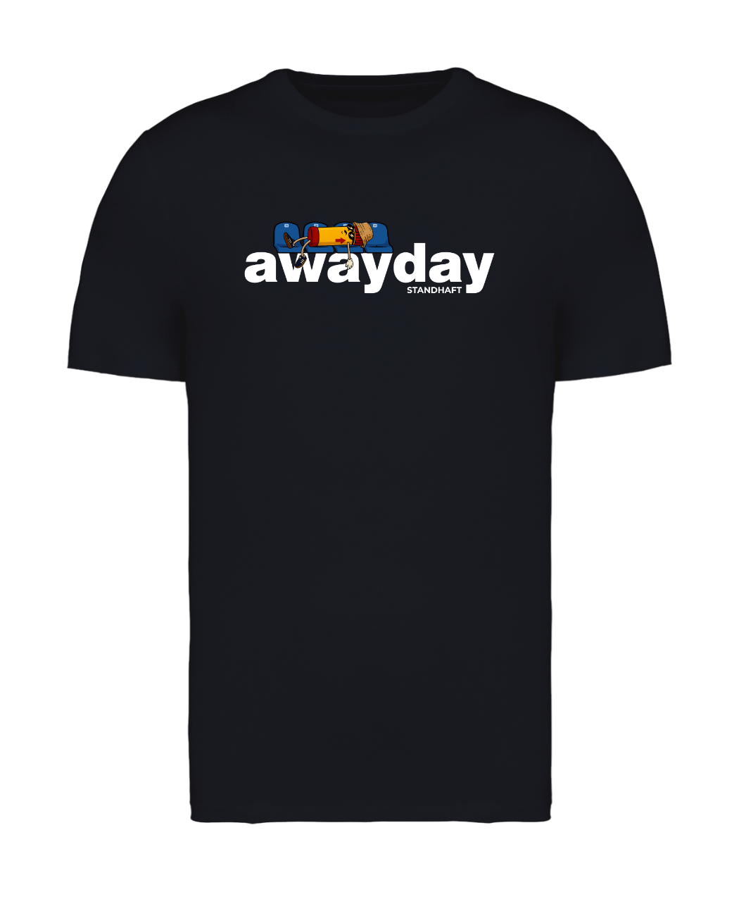 STANDHAFT T-SHIRT SCHWARZ #AWAYDAY