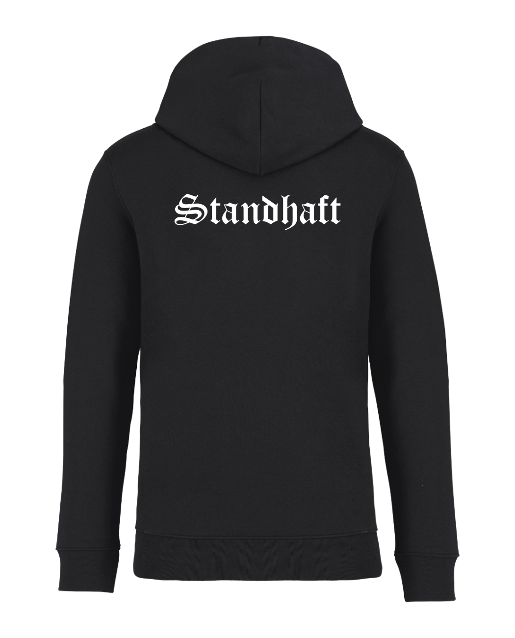 STANDHAFT ZIP HOODIE SCHWARZ #OLD ENGLISH