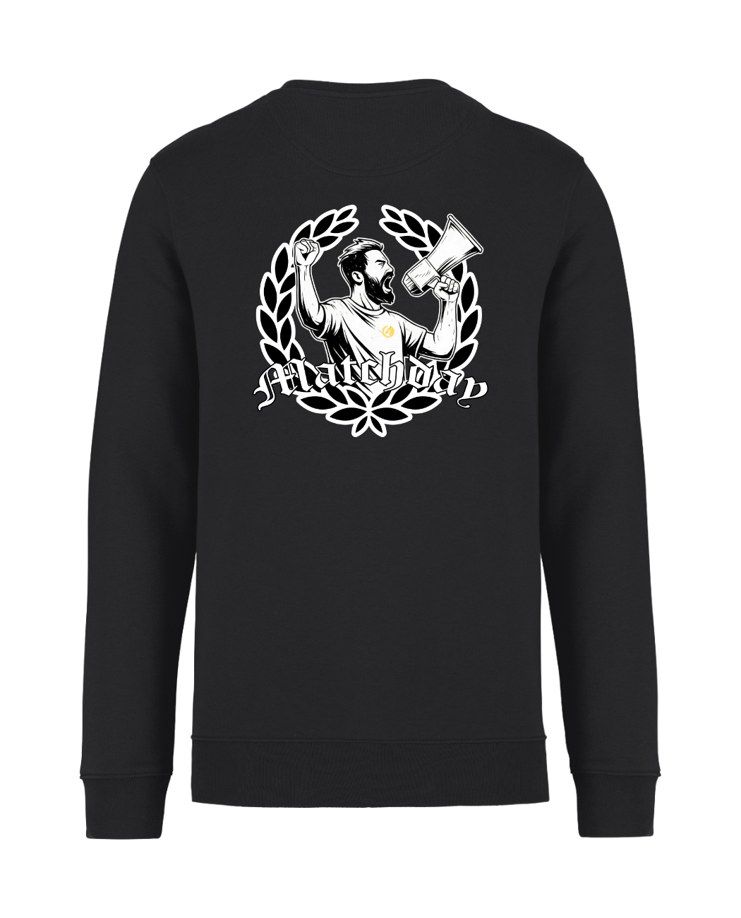 STANDHAFT SWEATSHIRT SCHWARZ #MATCHDAY