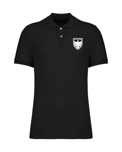 STANDHAFT POLOSHIRT SCHWARZ #WAPPEN