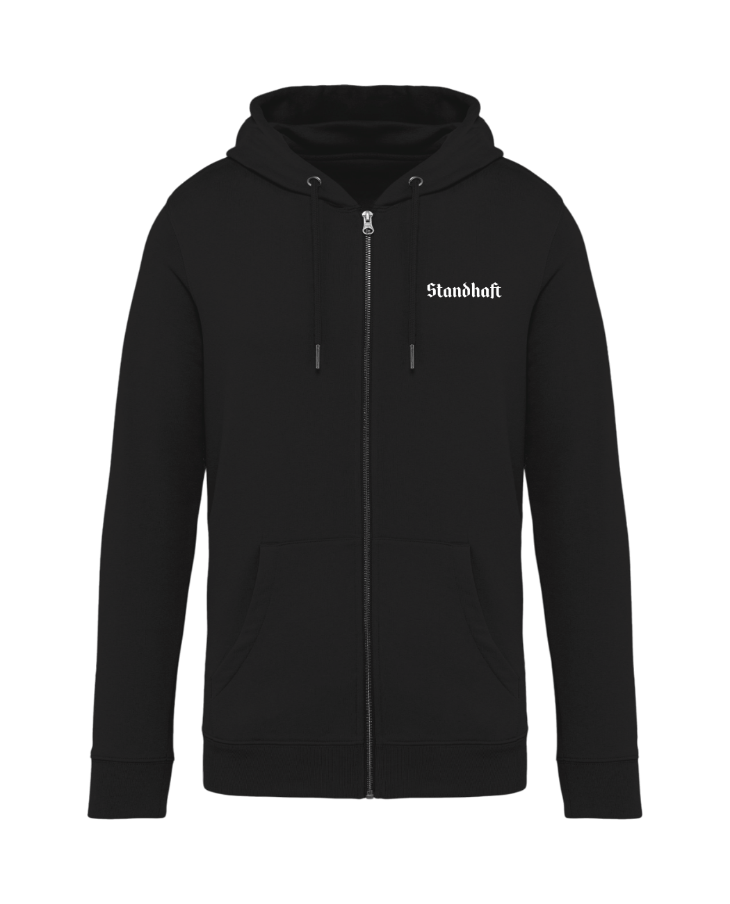 STANDHAFT ZIP HOODIE SCHWARZ #MATCHDAY