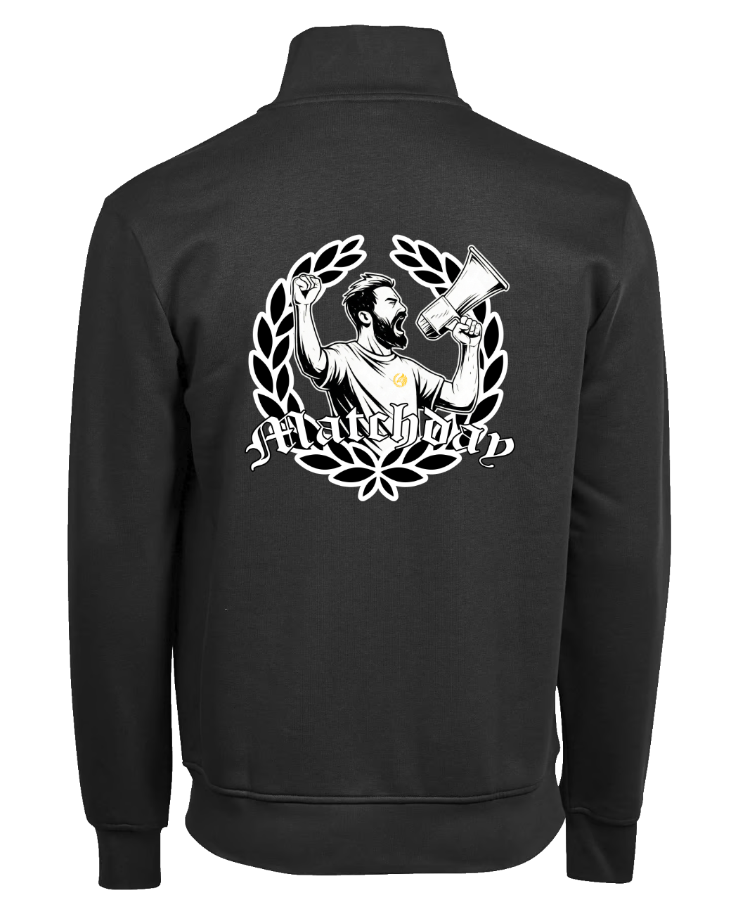 STANDHAFT CARDIGAN ZIP-JACKE SCHWARZ #MATCHDAY