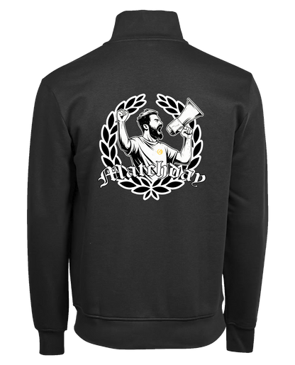 STANDHAFT CARDIGAN ZIP-JACKE SCHWARZ #MATCHDAY