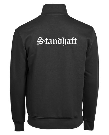 STANDHAFT CARDIGAN ZIP-JACKE SCHWARZ #OLD ENGLISH