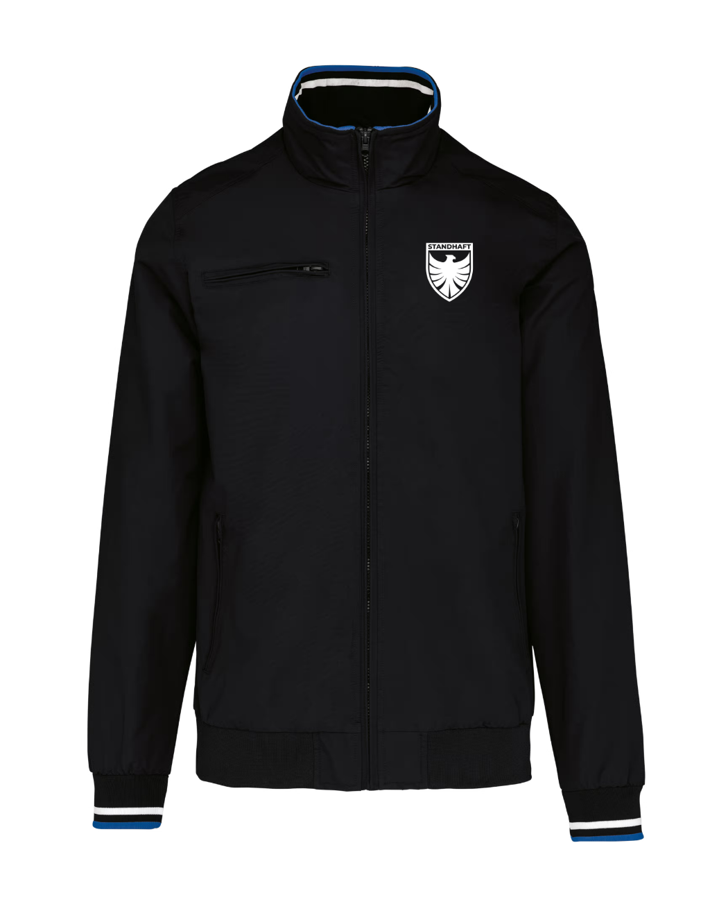 STANDHAFT STADIONJACKE #WAPPEN SCHWARZ