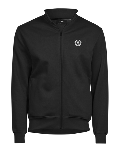 STANDHAFT CARDIGAN ZIP-JACKE SCHWARZ #LAUREL BRANCH
