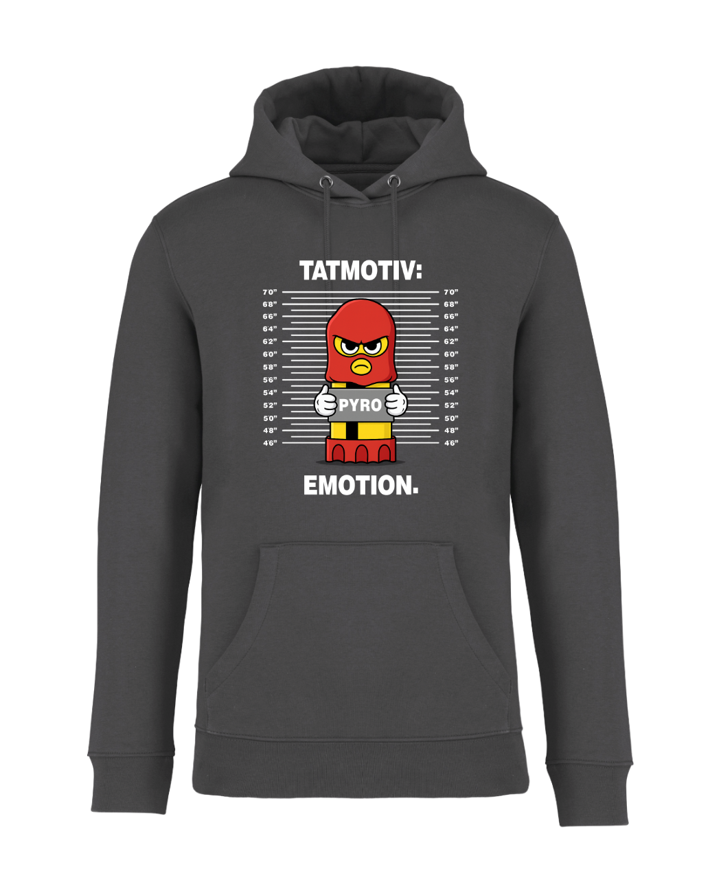 STANDHAFT HOODIE IRONGREY #TATMOTIV