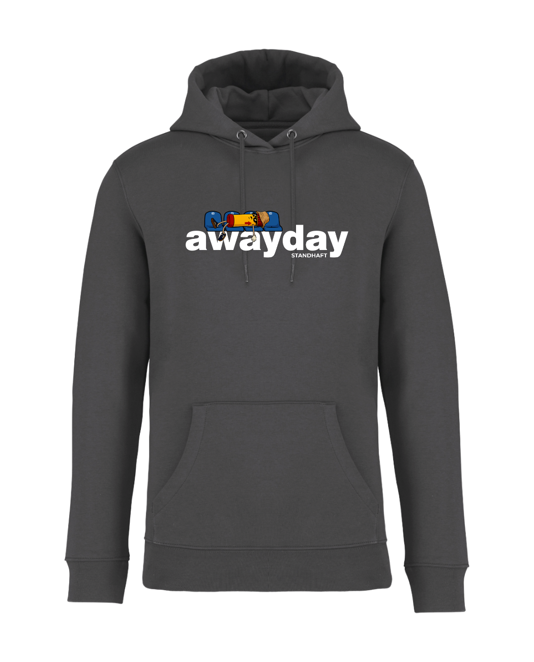 STANDHAFT HOODIE IRONGREY #AWAYDAY