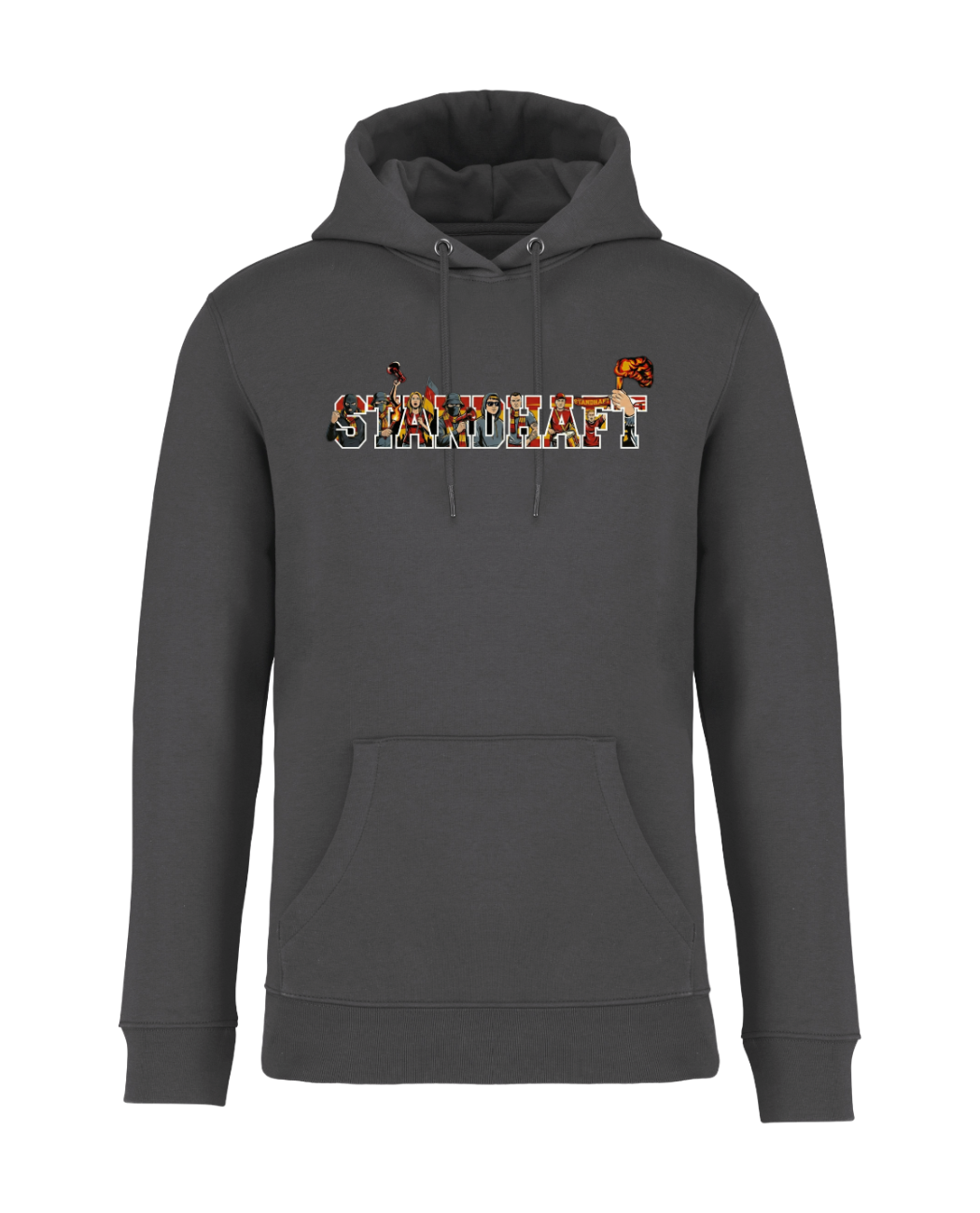 STANDHAFT HOODIE IRONGREY #HINGABE