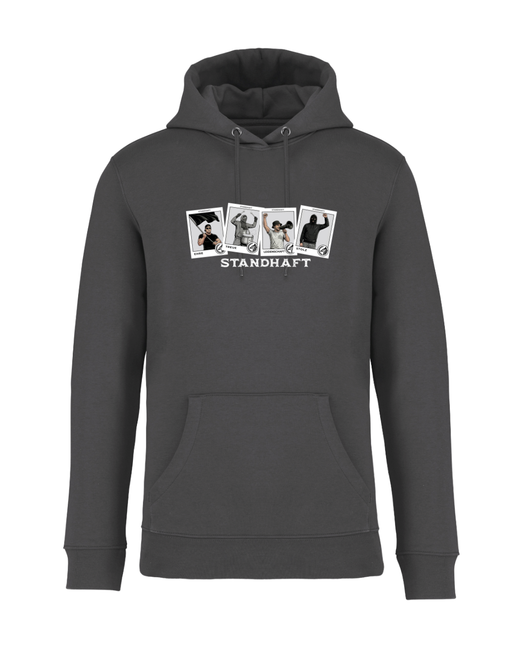 STANDHAFT HOODIE IRONGREY #KARTEN