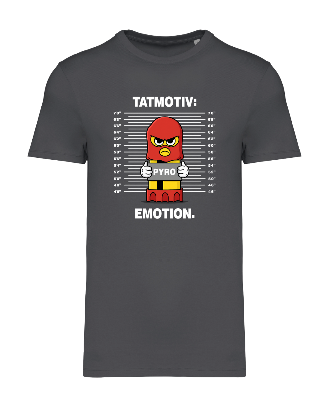 STANDHAFT T-SHIRT IRONGREY #TATMOTIV