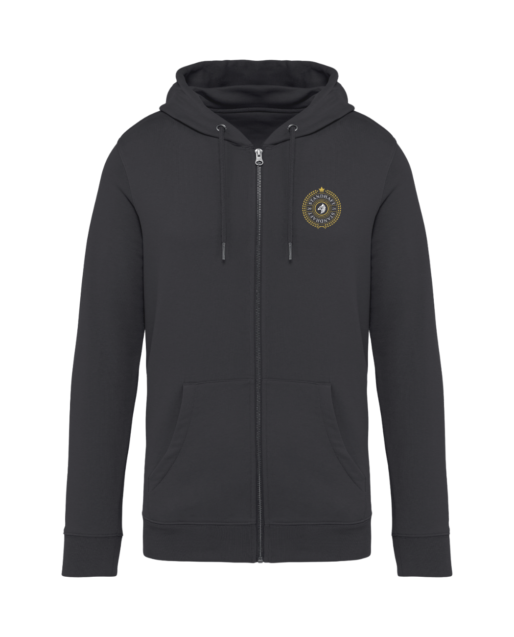 STANDHAFT ZIP HOODIE IRONGREY #VINTAGE