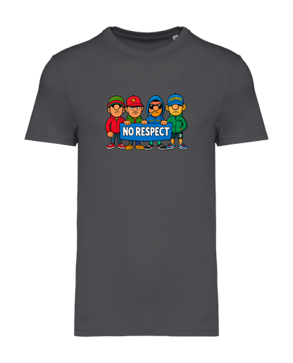 STANDHAFT T-SHIRT IRONGREY #NO RESPECT