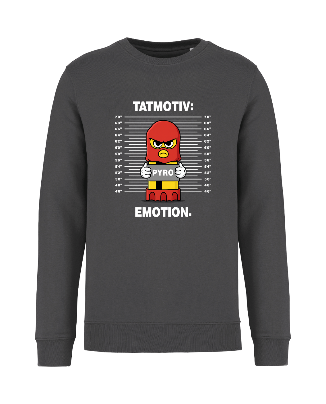 STANDHAFT SWEATSHIRT IRONGREY #TATMOTIV