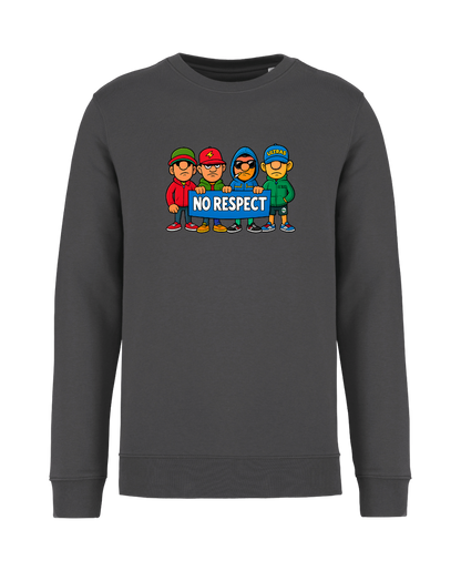 STANDHAFT SWEATSHIRT IRONGREY #NO RESPECT