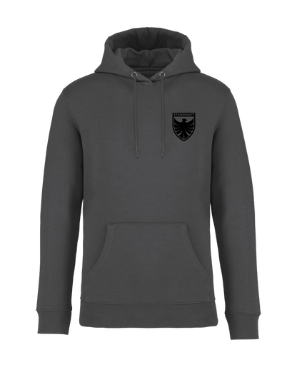 STANDHAFT HOODIE IRONGREY #WAPPEN