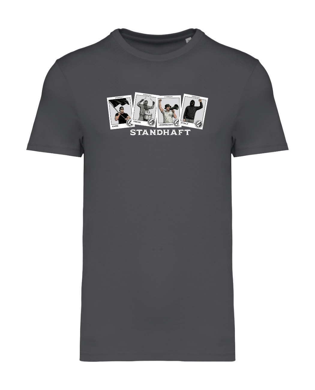 STANDHAFT T-SHIRT IRONGREY #KARTEN