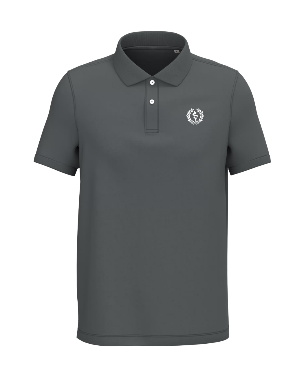 STANDHAFT POLOSHIRT IRONGREY #LAUREL BRANCH