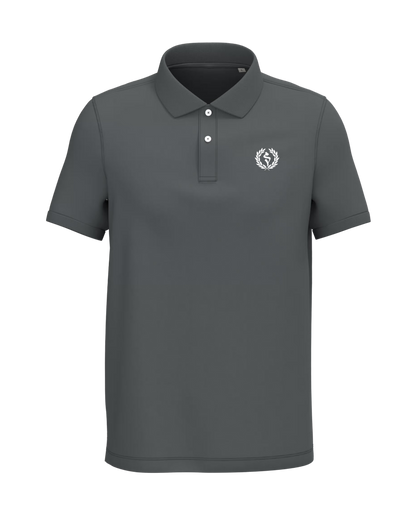 STANDHAFT POLOSHIRT IRONGREY #LAUREL BRANCH