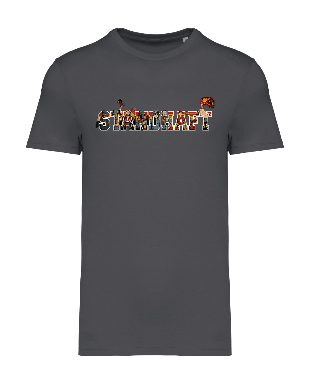 STANDHAFT T-SHIRT IRONGREY #HINGABE
