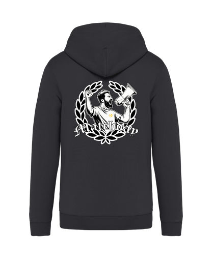 STANDHAFT ZIP HOODIE IRONGREY #MATCHDAY
