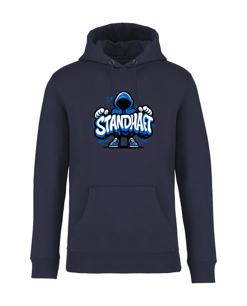 STANDHAFT HOODIE NAVYBLUE #NO FACE
