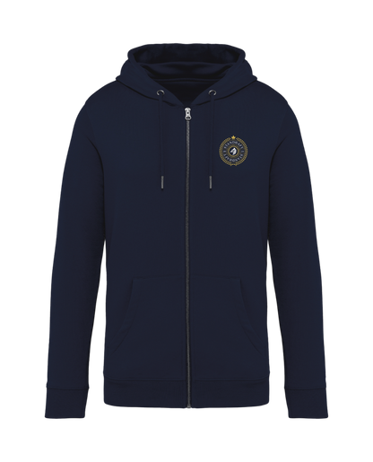 STANDHAFT ZIP HOODIE NAVYBLUE #VINTAGE