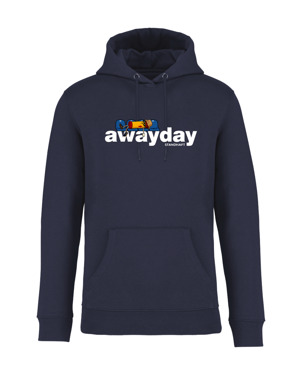 STANDHAFT HOODIE NAVYBLUE #AWAYDAY
