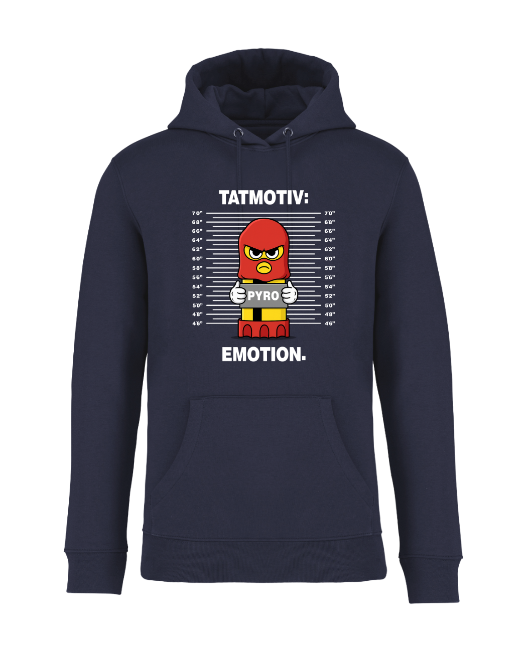 STANDHAFT HOODIE NAVYBLUE #TATMOTIV