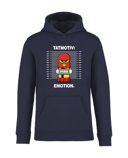 STANDHAFT HOODIE NAVYBLUE #TATMOTIV