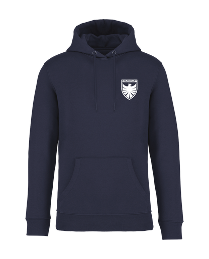 STANDHAFT HOODIE NAVYBLUE #WAPPEN