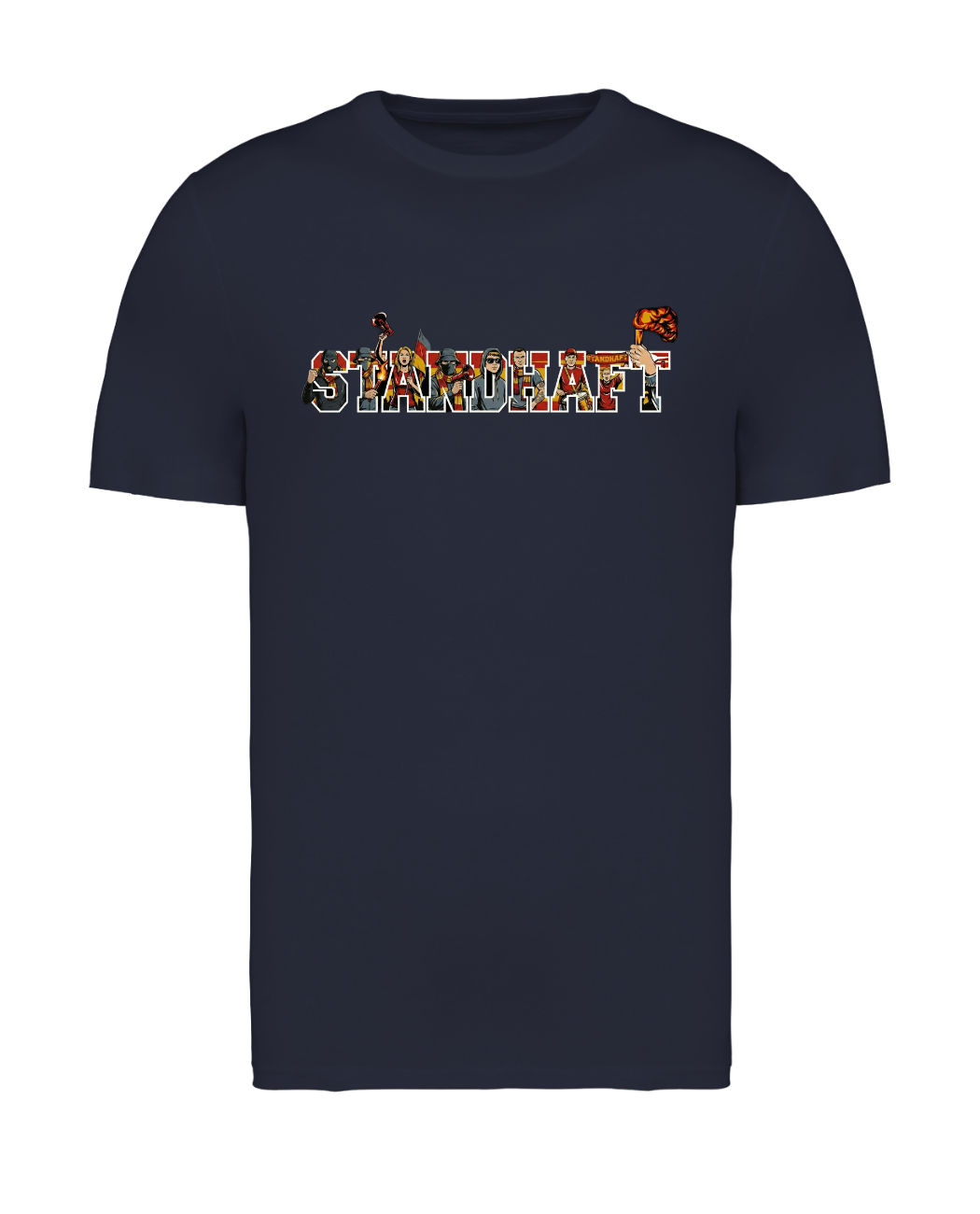 STANDHAFT T-SHIRT NAVYBLUE #HINGABE