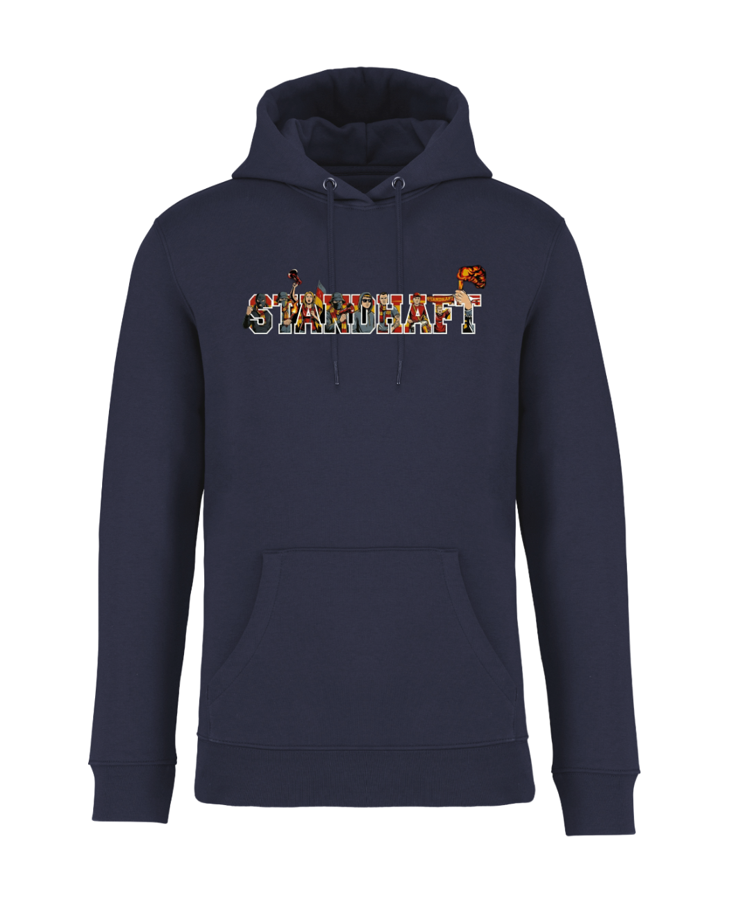 STANDHAFT HOODIE NAVYBLUE #HINGABE