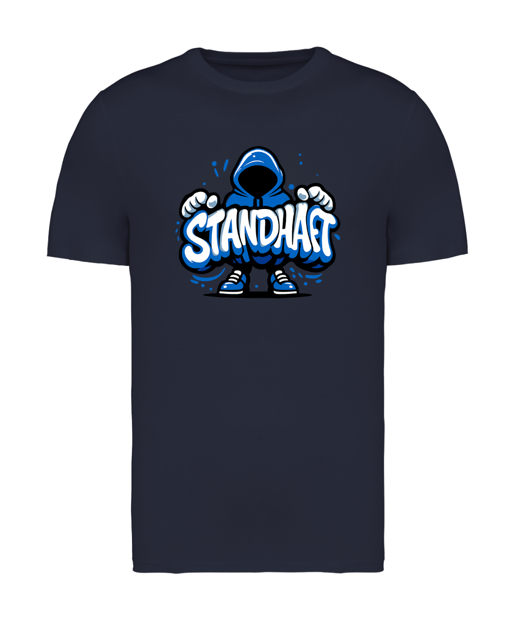 STANDHAFT T-SHIRT NAVYBLUE #NO FACE