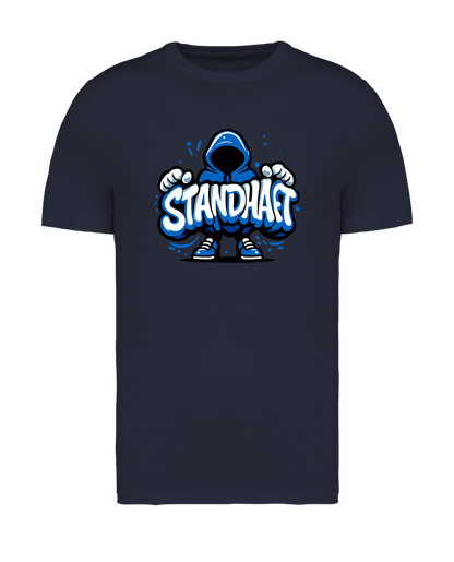 STANDHAFT T-SHIRT NAVYBLUE #NO FACE