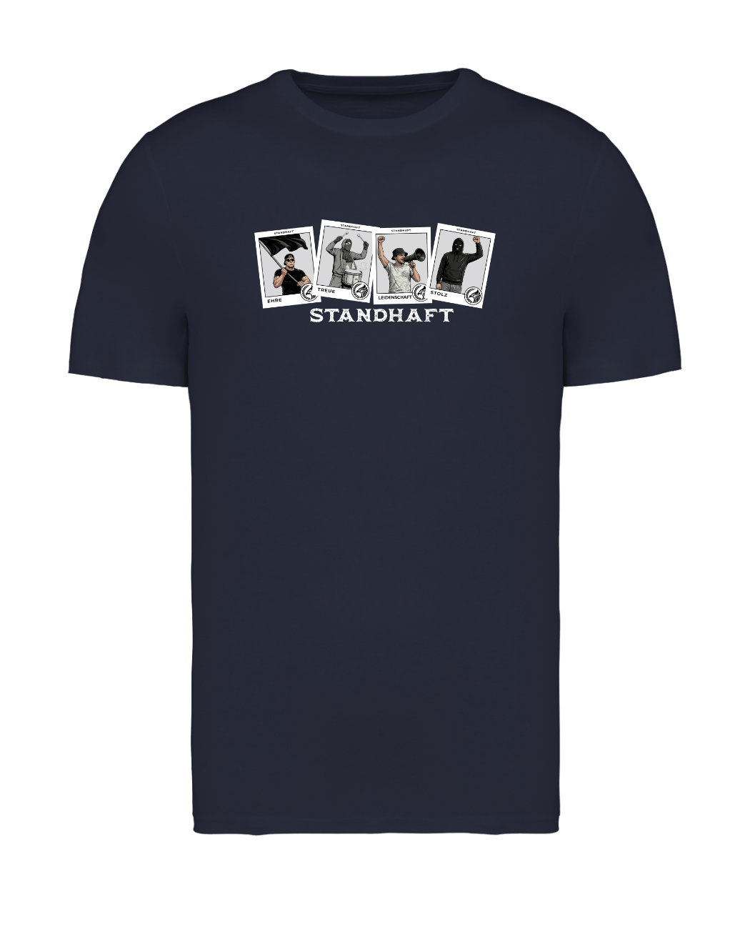 STANDHAFT T-SHIRT NAVYBLUE #KARTEN
