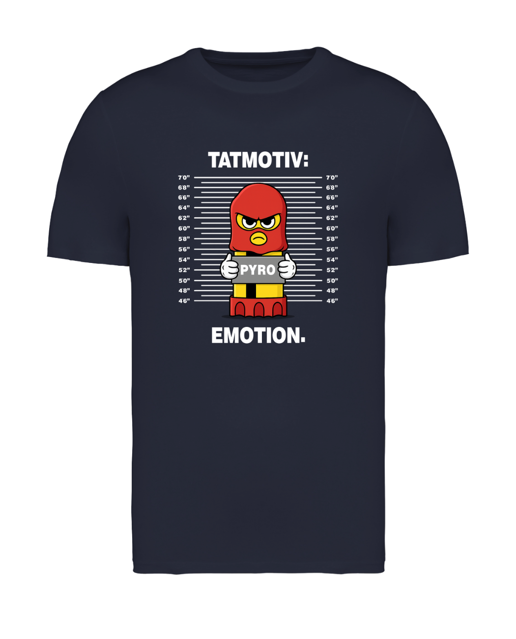 STANDHAFT T-SHIRT NAVYBLUE #TATMOTIV